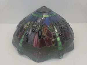 Tiffany Style Round Ceiling Light Staine Glass Style Light Fixtur w mount attach - Picture 1 of 12