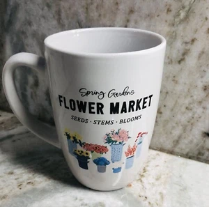 Coffee Tea Mug “Spring Gardens Flower Market”. For Office Work Cup Gift-NEW- - Picture 1 of 8