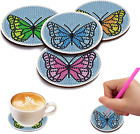 4 Pcs Diamond Paintings Coasters, DIY Coasters Small Diamond Painting Kits for &