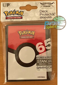 Pokémon 65 Protèges Cartes/Sleeves POKEBALL STANDARD Ultra PRO neuf scellé      