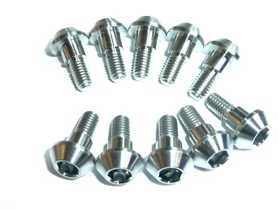 TENERE 700 2019-2024 FRONT BRAKE ROTOR DISC BOLT KIT TITANIUM NEW 90109-06329-00 - Image 1 of 4