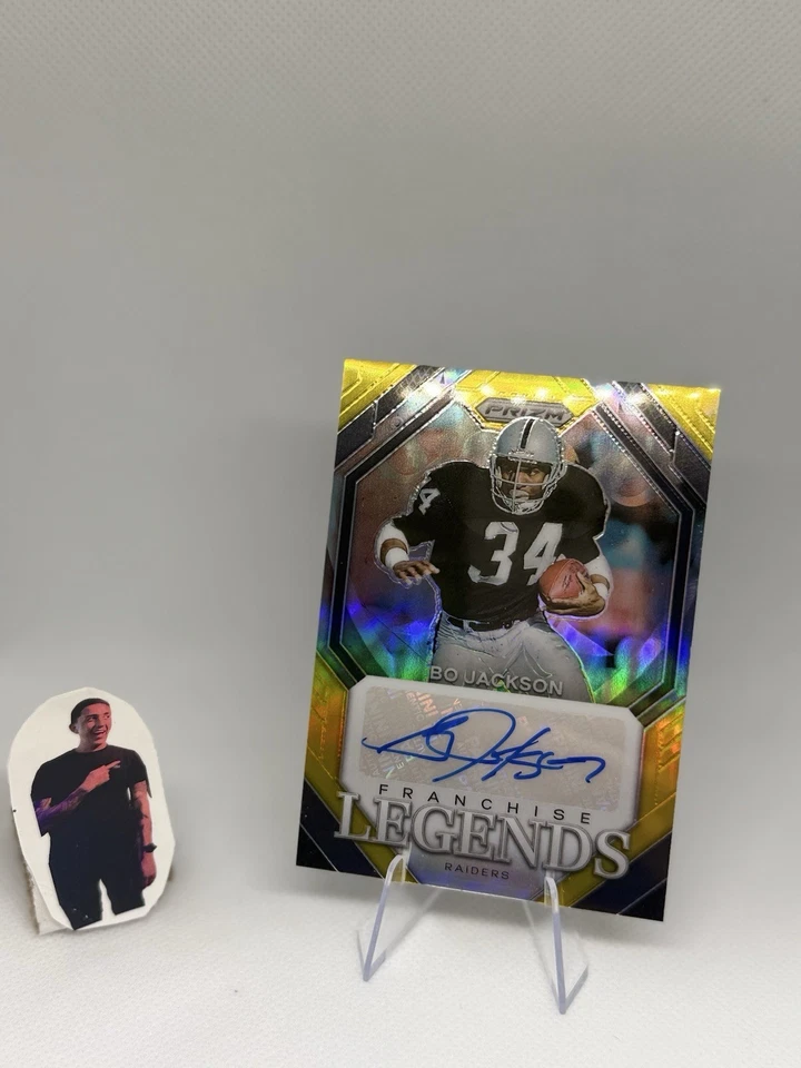 Panini Prizm Bo Jackson Auto 02/10 Gold Prizm 2022 Foto 1 de 4
