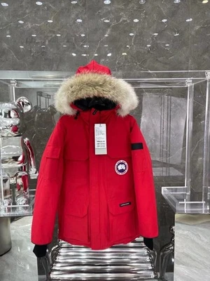 Frete grátis Jaqueta Masculina Canada Goose Vermelha Preferida no Inverno - Imagem 1 de 4