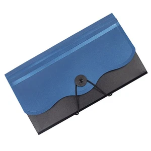 Bolsa de almacenamiento de recibos organizador de archivos plegable organizador carpetas expansibles - Imagen 1 de 12