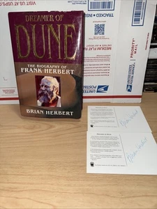 DREAMER OF DUNE THE BIOGRAPHY OF FRANK HERBERT BY BRIAN HERBERT SIGNED - Picture 1 of 20