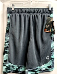 AND1 HERREN BASKETBALL SHORT 10" MODISCHE SHORTS GRAU WEISS AQUA MÄNNER SMALL NEU MIT ETIKETT - Bild 1 von 6