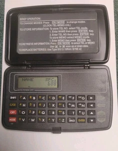 Organizador de bolsillo electrónico vintage - Imagen 1 de 3