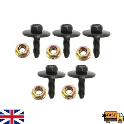 FIT JAGUAR Exhaust Manifold Pipe Hex Nuts & Torx Screws Fastener Trim Kit - Image 1 of 4