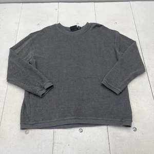 Pennant Sportswear Shirt Womens XL Gray Waffle Knit Thermal Long Sleeve - Picture 1 of 6