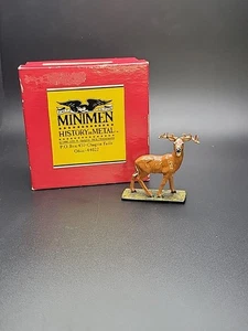 Vintage Minimen Geschichte im Metallbock Hirsch - Bild 1 von 4