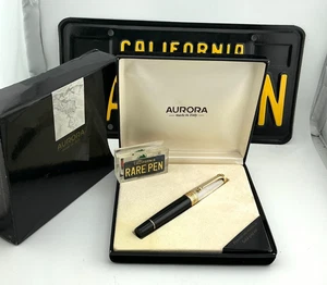 AURORA OPTIMA Sterling Silver ULTIMA LIRA Fountain Pen LE 975 18K Med nib NEW - Picture 1 of 11