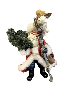 Clothtique Possible Dreams Santa Figure 713258 Leading Way Vintage Y2K Christmas - Picture 1 of 7