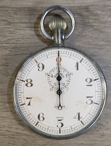 Racing Timer Pocket Watch 57mm J. Racine Gallet 5 Minute-10 Sec 7 Jewels #3364 - Picture 1 of 8