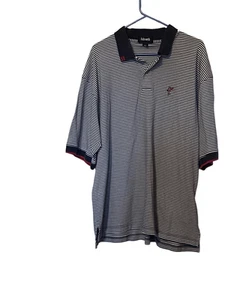 Ashworth Mens Multicolor Cotton Stripe Golf Polo Shirt Size XXL - Picture 1 of 12
