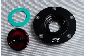 Red Quick Keyless 1/4 Turn Fuel Tank Gas Cap DUCATI PANIGALE 1199 2012-2015 - Picture 1 of 4
