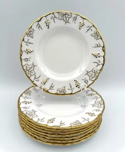 Royal Crown Derby Gold Vine - Platos de pan y mantequilla 6 1/8", Juego de 8 - Imagen 1 de 5