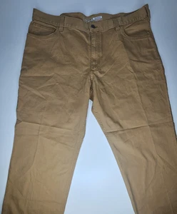 NWT Carhartt Men’s 40x30 Relaxed Fit Canvas Pocket Work Pant Brown BN2517-M - Picture 1 of 8
