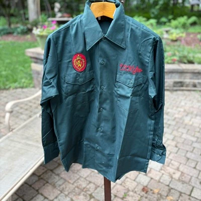 Camisa de Trabajo Lee Strohs Vintage Años 50 60 Cazadora Nueva de Lote Antiguo Rara Grande Foto 1 de 4