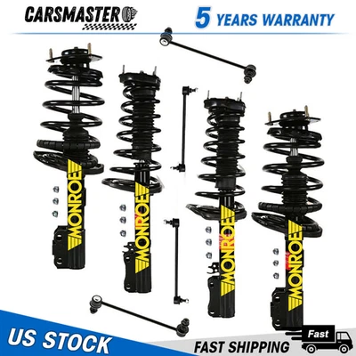 Puntales Monroe delanteros y traseros OE con barra estabilizadora para Toyota Avalon 2008-2011 2012 3,5 L Foto 1 de 4