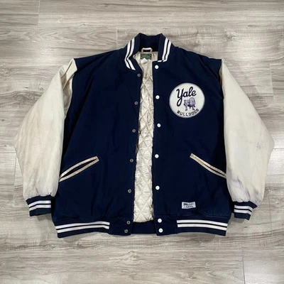 Vintage Stall & Dean Varsity Jacket Mens 4XL Yale University Ivy League Bulldogs - Image 1 of 4