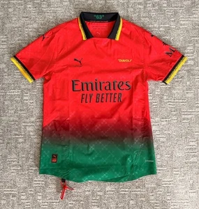 Cuarto kit AC Milan X Off-White 2024/25 - Rojo - Puma Ultraweave - Talla L - Imagen 1 de 10
