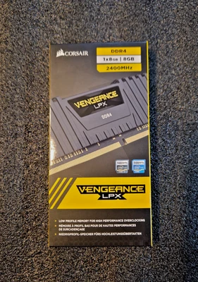 CORSAIR VENGEANCE LPX 8GB (1 x 8GB) DDR4 DRAM 2400MHz C14 - Tested & Working - Image 1 of 4