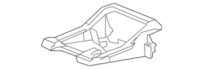 Honda HR-V 2016-2018 genuino - viga parrilla delantera central (superior) 71150-T7J-H00 Foto 1 de 3