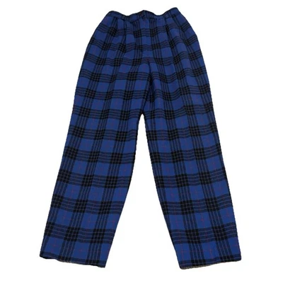 Pantalones de lana Pendleton vintage años 80 talla 8 azul Morgan tartán a cuadros hechos en EE. UU. Foto 1 de 4
