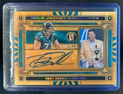 2023 Panini Gold Standard Tony Boselli Jacket Signatures Auto #12/49 Jaguars - Image 1 of 2