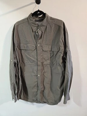 Camisa REI Hombres XL Verde Manga Larga Ventilada Pesca Aire Libre Senderismo Camping UPF 40 Foto 1 de 4