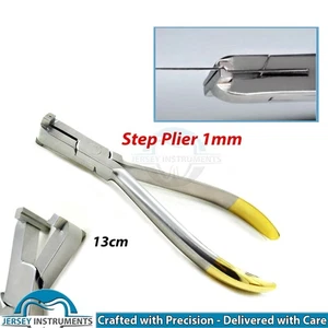Dental Orthodontic Wire Forming & Detailing Step Plier 1.0mm Stainless Steel - Picture 1 of 4