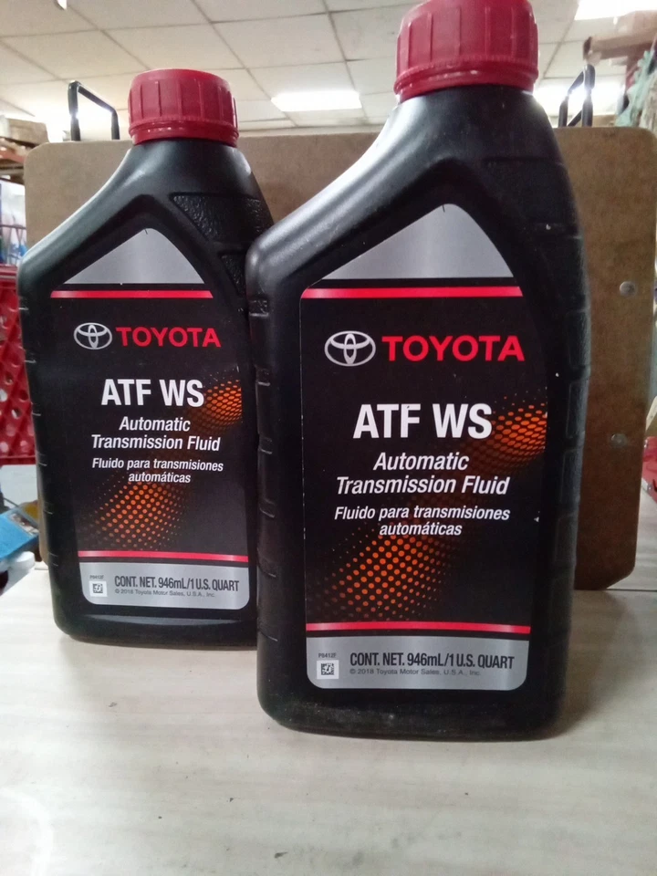 Fluido de óleo de transmissão automática Toyota/Lexus ATF WS genuíno 2 quartos, 9033 - Imagem 1 de 1