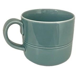 Crate & Barrel Mug Blue Coffee Cup By Aaron Probyn 12 Oz Classic Solid Blue Hue - Picture 1 of 9