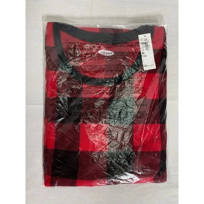 Old Navy Buffalo Plaid Thermal Performance Fleece Pajama Set Women's XL NWT - Image 1 of 4