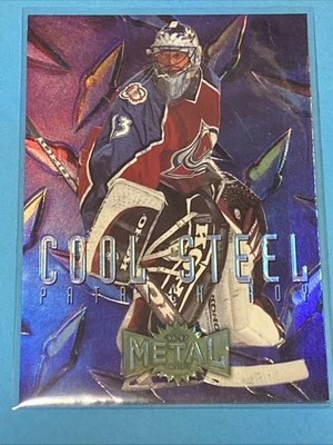 1996-97 Fleer/Skybox Metal Universe Cool Steel Super Power #9 Patrick Roy SSP - Image 1 of 4