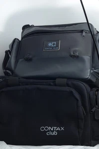 2 CONTAX CLUB SHOULDER CARRY LENS BAGs - Picture 1 of 10