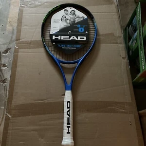 HEAD Tennis Racket - TI. INSTINCT COMP - Titanium Pre-Strung Blue 105" Oversized - Picture 1 of 4