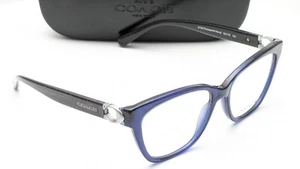 Coach HC6120 5110 Cat Eye Transparent Navy Womens Eyeglasses 52mm - Picture 1 of 8