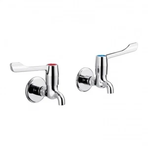 Grifos de babera montados en pared Armitage Shanks Markwik - cromo S8270AA MÉDICO FRÍO CALIENTE - Imagen 1 de 1