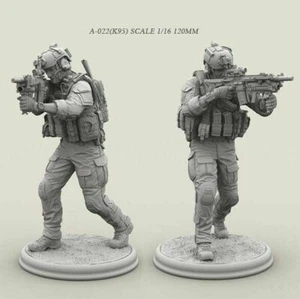 Kit modelo de figura de resina 1/16 fuerzas especiales ejército de EE. UU. soldado moderno sin pintar - Imagen 1 de 3