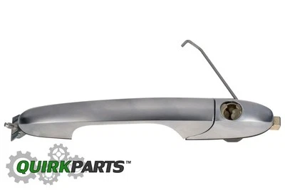 2012-2013 FIAT 500 LEFT FRONT DRIVER SIDE EXTERIOR DOOR HANDLE DARK CHROME OEM - Image 1 of 4