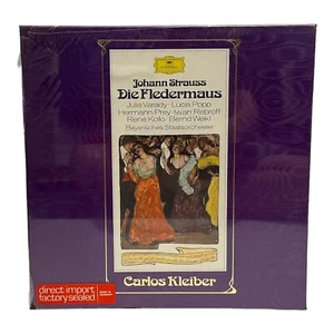 Sealed Classical LP Vintage Johann Strauss Die Fledermaus Deutsche Grammophon - Foto 1 di 2