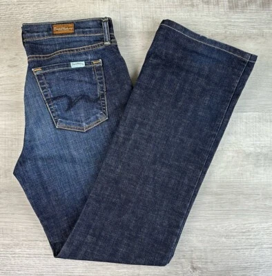 Pantalones de mezclilla de diseñador David Kahn hechos en EE. UU. azules para mujer 10 (actual 32,5X31,5) Foto 1 de 4