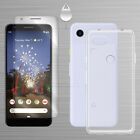 Anti-Bubble HD Tempered Glass Screen Protector TPU Case fit Google Pixel 3a USA