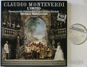 HARNONCOURT MONTEVERDI L'ORFEO TELEFUNKEN ED.1 2 LP BOX SET STEREO NM - Imagen 1 de 1