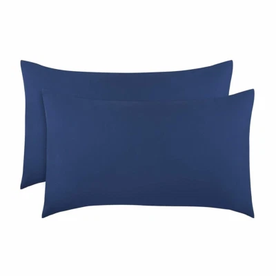 Paquete de 2 fundas de almohada de viaje Everyday Kids para niños pequeños - azul marino liso Foto 1 de 4