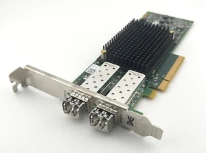 Dell Emulex LPE32002 MHFHK 32GB Dual Port SFP+ Fibre Channel HBA - High Profile - Picture 1 of 4