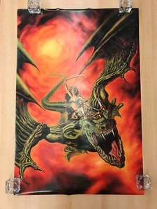 1995 Meiklejohn Graphics Dragon Valkyree #PTW 755 Poster 24" x 36" - NOS - Picture 1 of 7