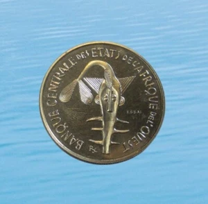 WESTERN AFRICAN STATES 100 FRANCS 1967 PATTERN ESSAI KM E4 #3104# - Picture 1 of 2