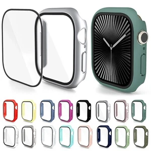 Funda para reloj con película templada integrada para Apple Watch Series 10 - Picture 1 of 14